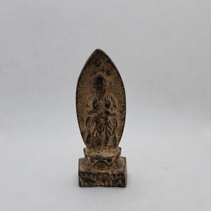 Vtg Edo Japanese Bronze Buddha Statue Edo Period